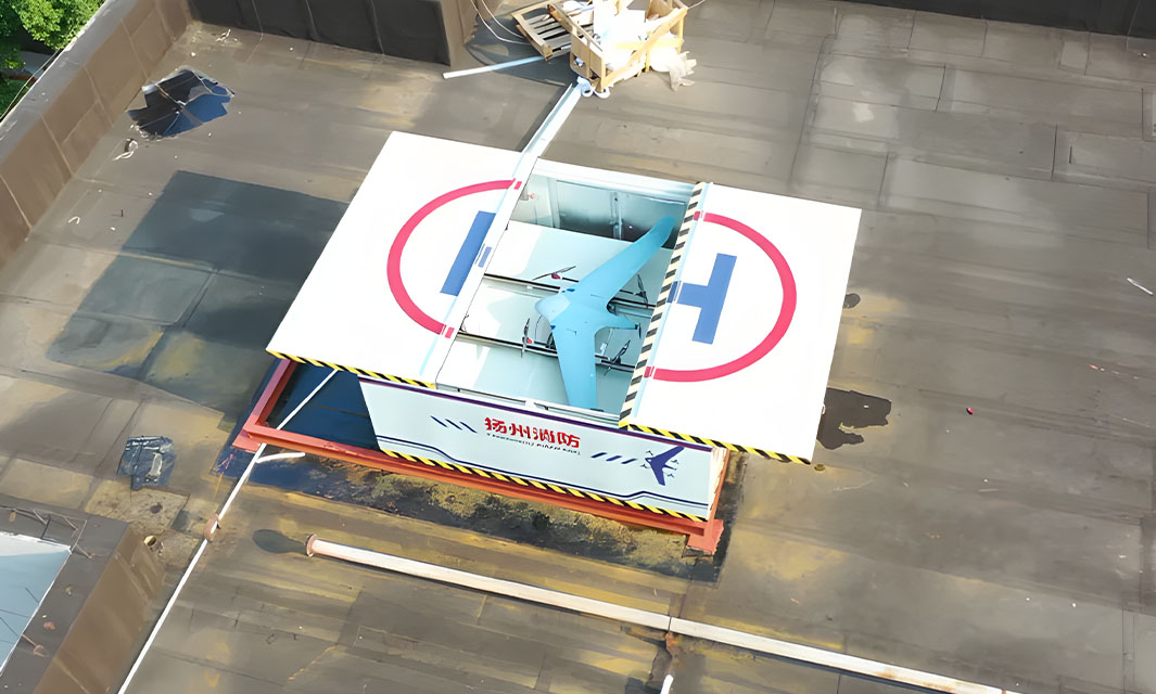 消防固定翼無(wú)人機(jī)機(jī)場(chǎng)揚(yáng)州首飛，助力抗疫大顯身手